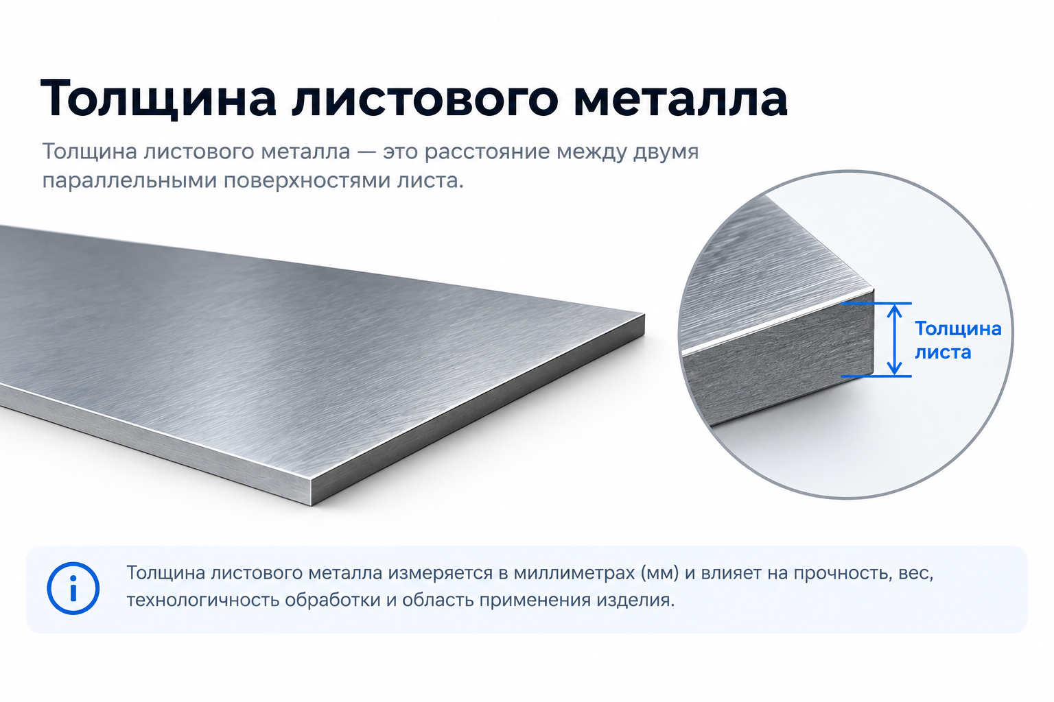 Толщина листового металла